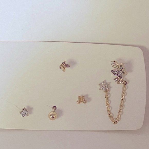 Lot: Butterfly earrings - Picture 8 of 11